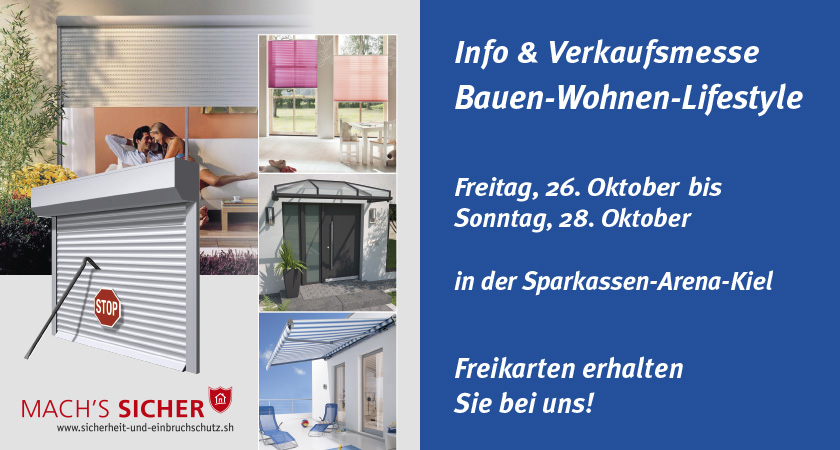 Bauen-Wohnen-Lifestyle Messe 2018 in Kiel